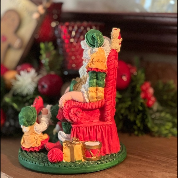 Rare Vintage 1980’s Santa Clause Heavy Christmas Sculpture - Picture 4 of 7